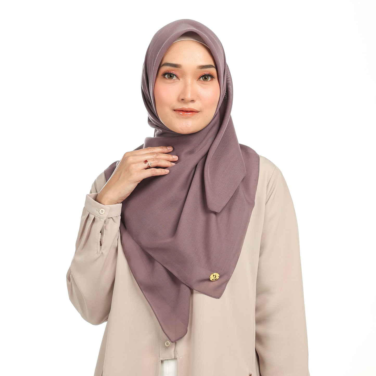 Voal Exclusive Syar'i Hijaberies (DEEP MAUVE)