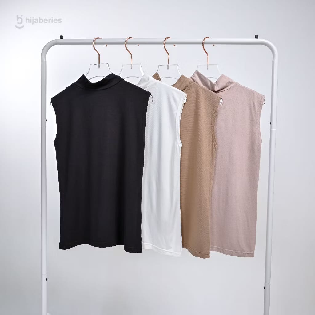 Inner Tanktop Basic Reguler Size Hijaberies - Khaky