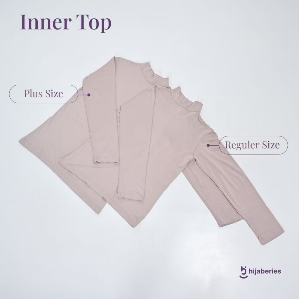 Inner Top Basic Regular Size Hijaberies - Khaky