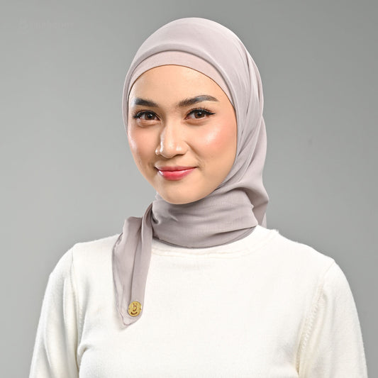 Paris Basic Japan Neci 4 Sisi Hijaberies - V2 Light  Grey