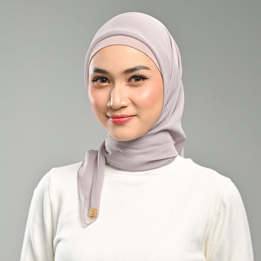 Paris Basic Japan Neci 4 Sisi Hijaberies - V2 Light Grey