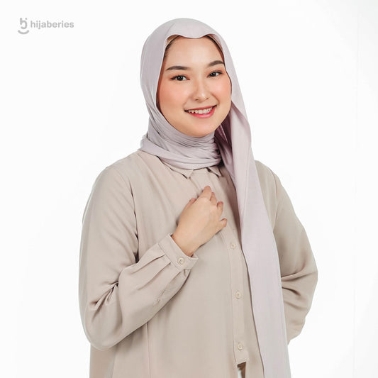 Kesa Pashmina Kaos Hijaberies - Lavender Ash