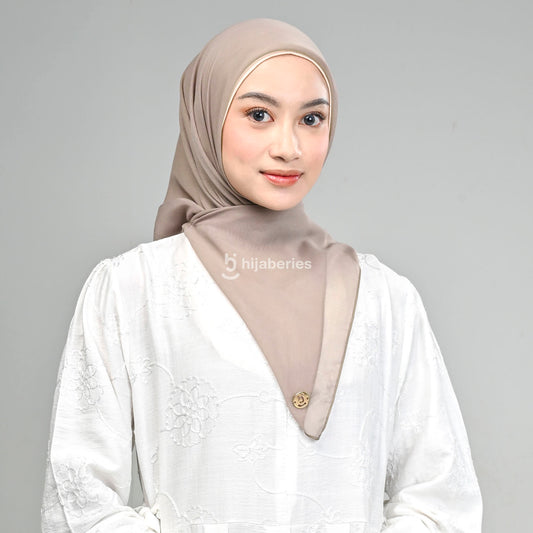 Paris Basic Japan Soft Touch Neci 4 Sisi Hijaberies - Light Taupe