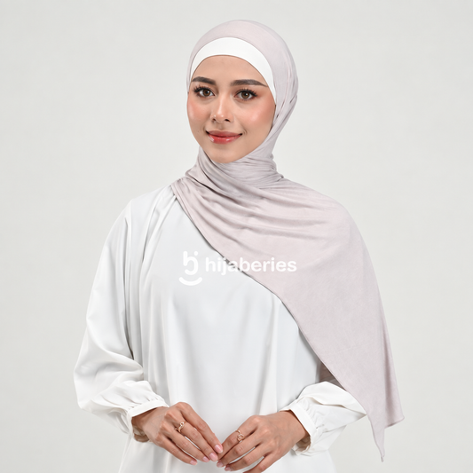 Pashmina Viscose Bamboo – Silver Grey