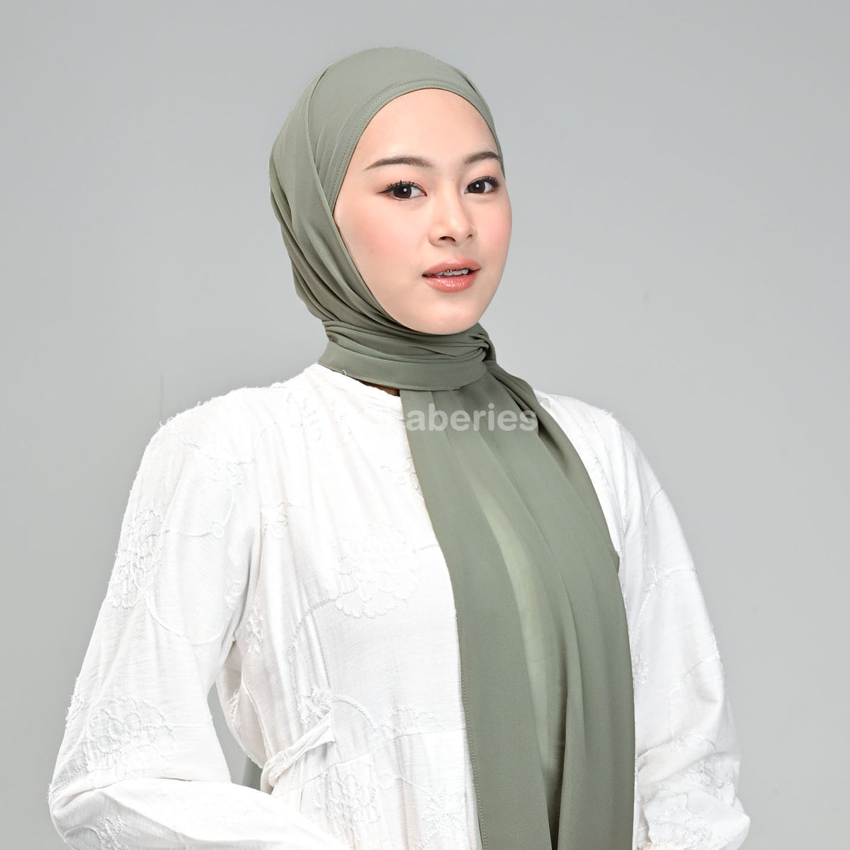 Hijaberies - Malaka Pashmina 2in1 Inner (Hijab Pashmina Instan dengan Fitur Inner)