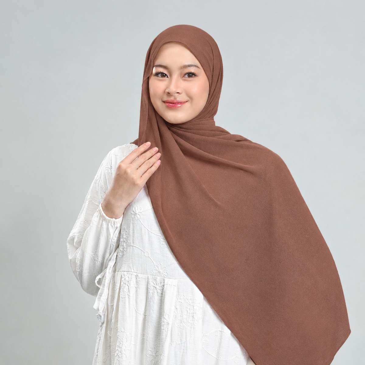 Daily Pashmina Ceruty Babydoll Hijaberies – Pashmina Ceruty Premium Polos 175x75 cm, Lembut, Tebal tapi Ringan, 29 Warna