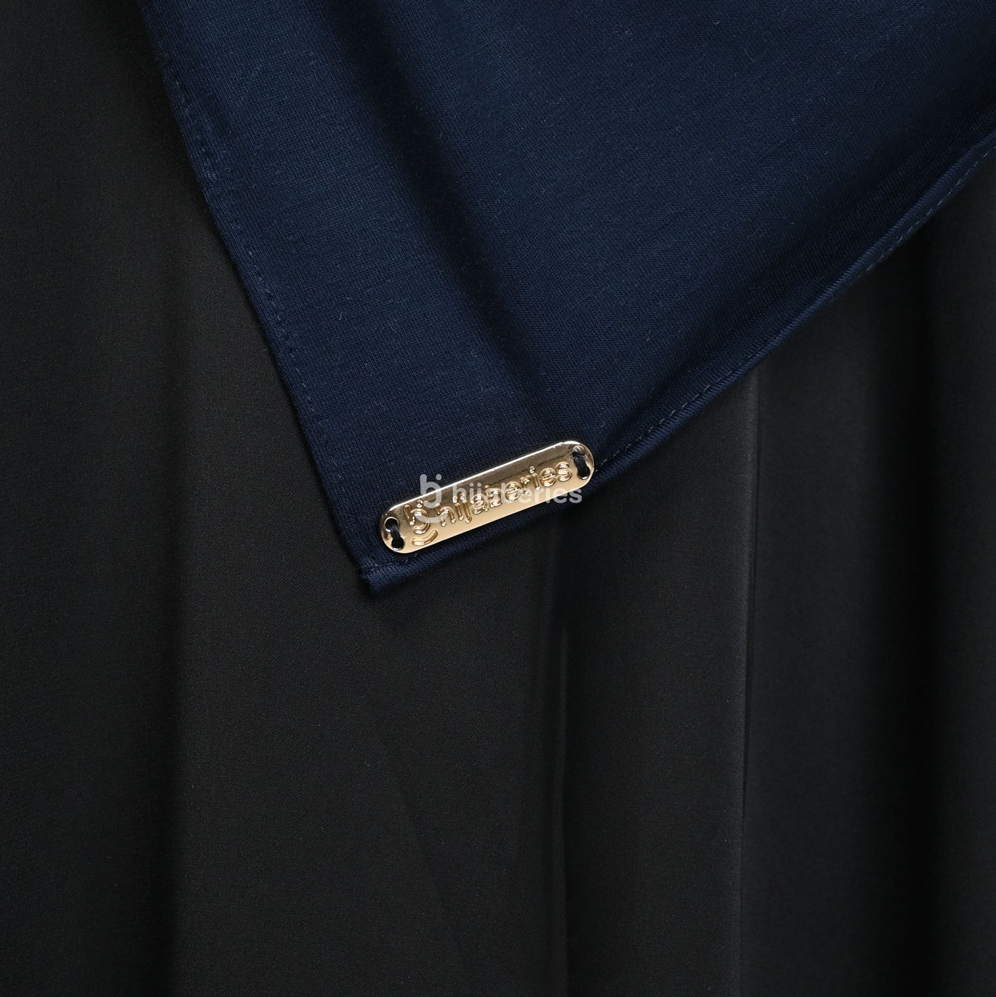 Kesa Tencel Pashmina Kaos Hijaberies - Navy