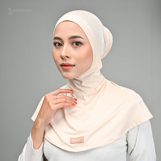 Inner Hijab Ninja Button - Biscuit