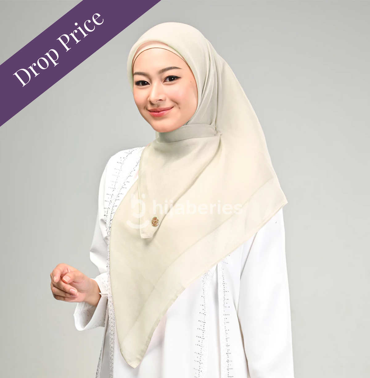 Hijaberies - Paris Legend (Hijab Segi Empat 110x110 cm)