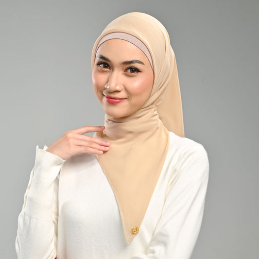 Paris Basic Japan Neci 4 Sisi Hijaberies - V2 Sand