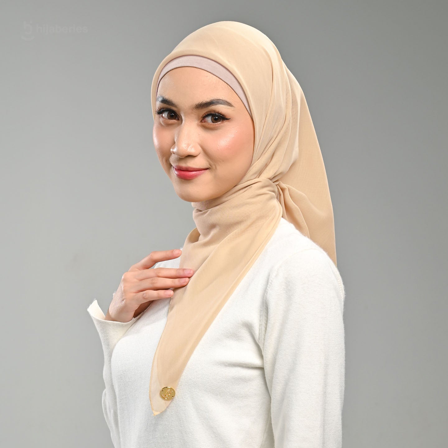 Paris Basic Japan Neci 4 Sisi Hijaberies - V2 Sand