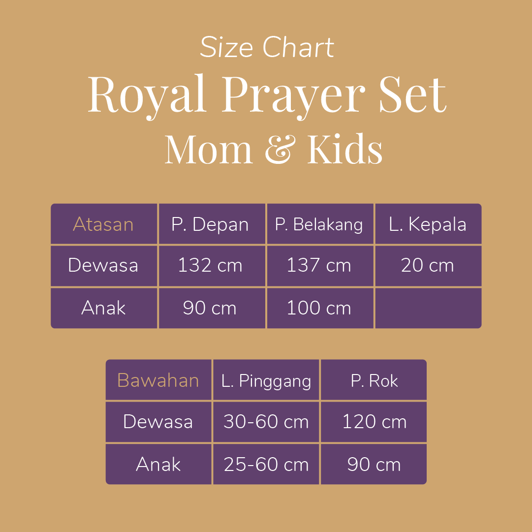 Royal Prayer Set 2in1 Mom - Blush