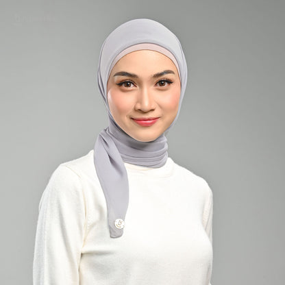 Paris Basic Japan Neci 4 Sisi Hijaberies - V2 Soft Grey