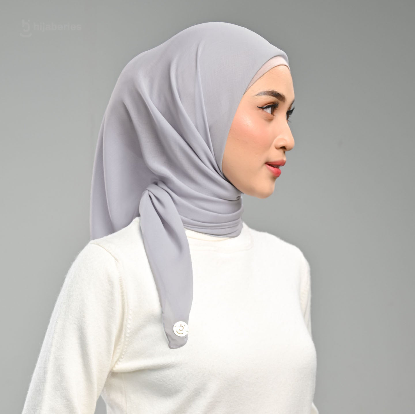 Paris Basic Japan Neci 4 Sisi Hijaberies - V2 Soft Grey