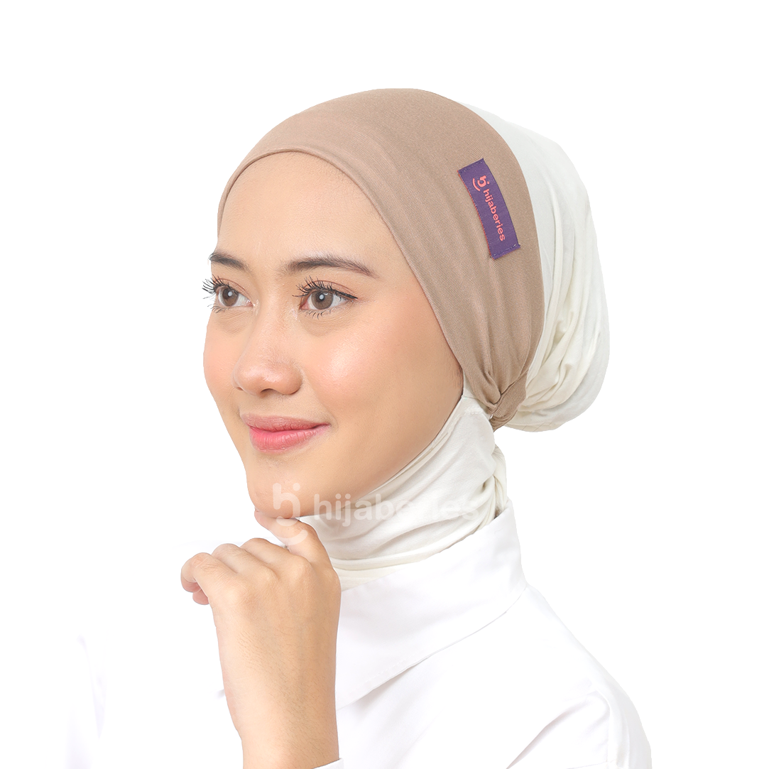 Hijaberies -  Inner Hijab Bandana (Ciput Model Head Band Ringan dan Anti Pusing)