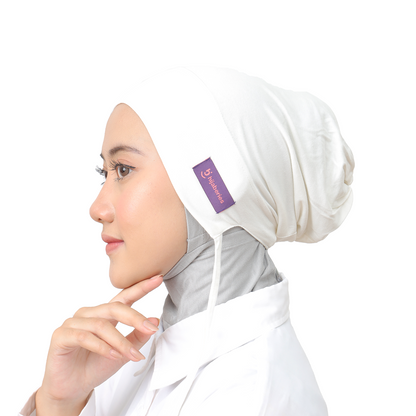 Hijaberies - Inner Hijab Arab (Ciput Arab Model Karet atau Tali Bahan Cotton)