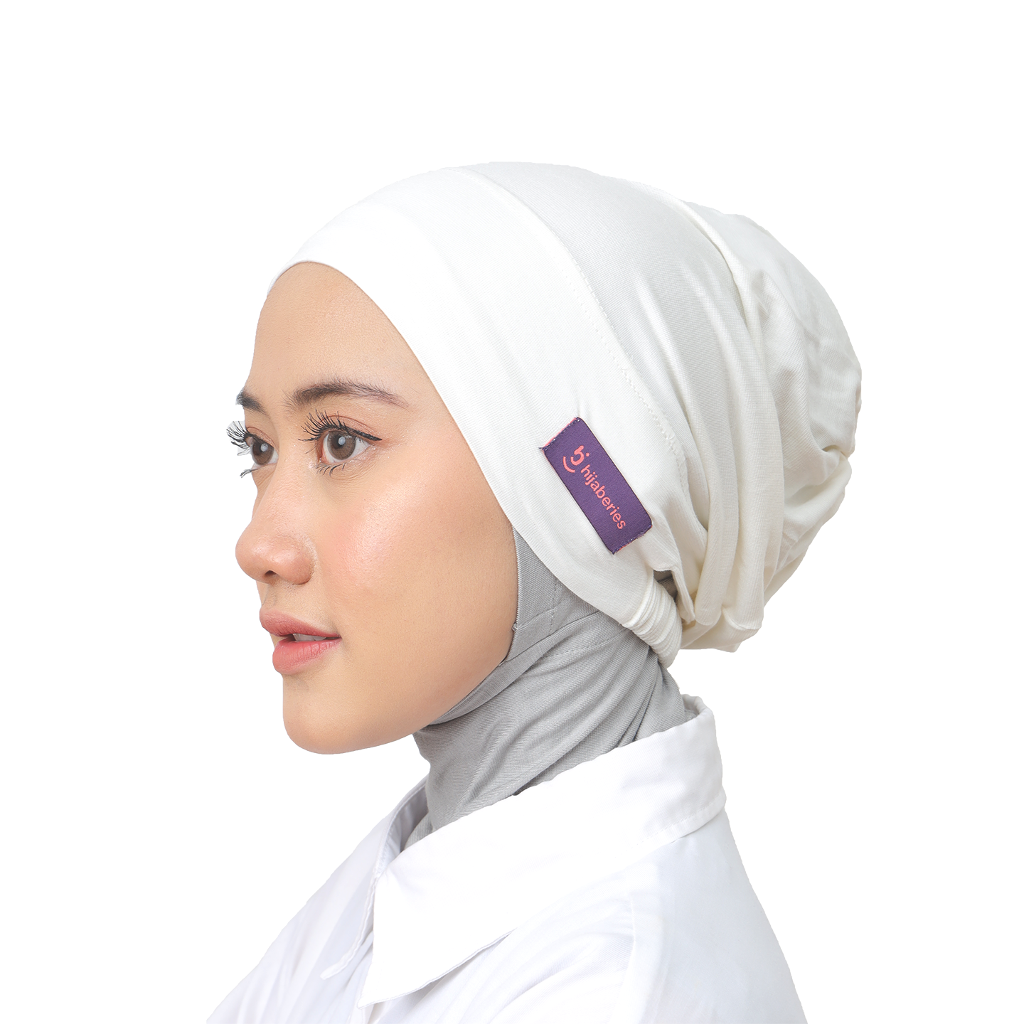 Hijaberies - Inner Hijab Arab (Ciput Arab Model Karet atau Tali Bahan Cotton)