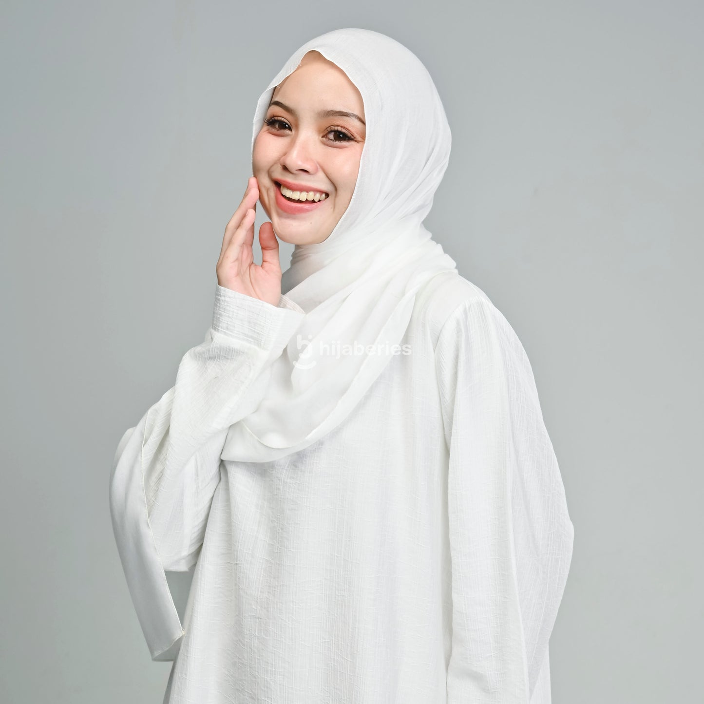 Pashmina Viscose Hijaberies - Broken White