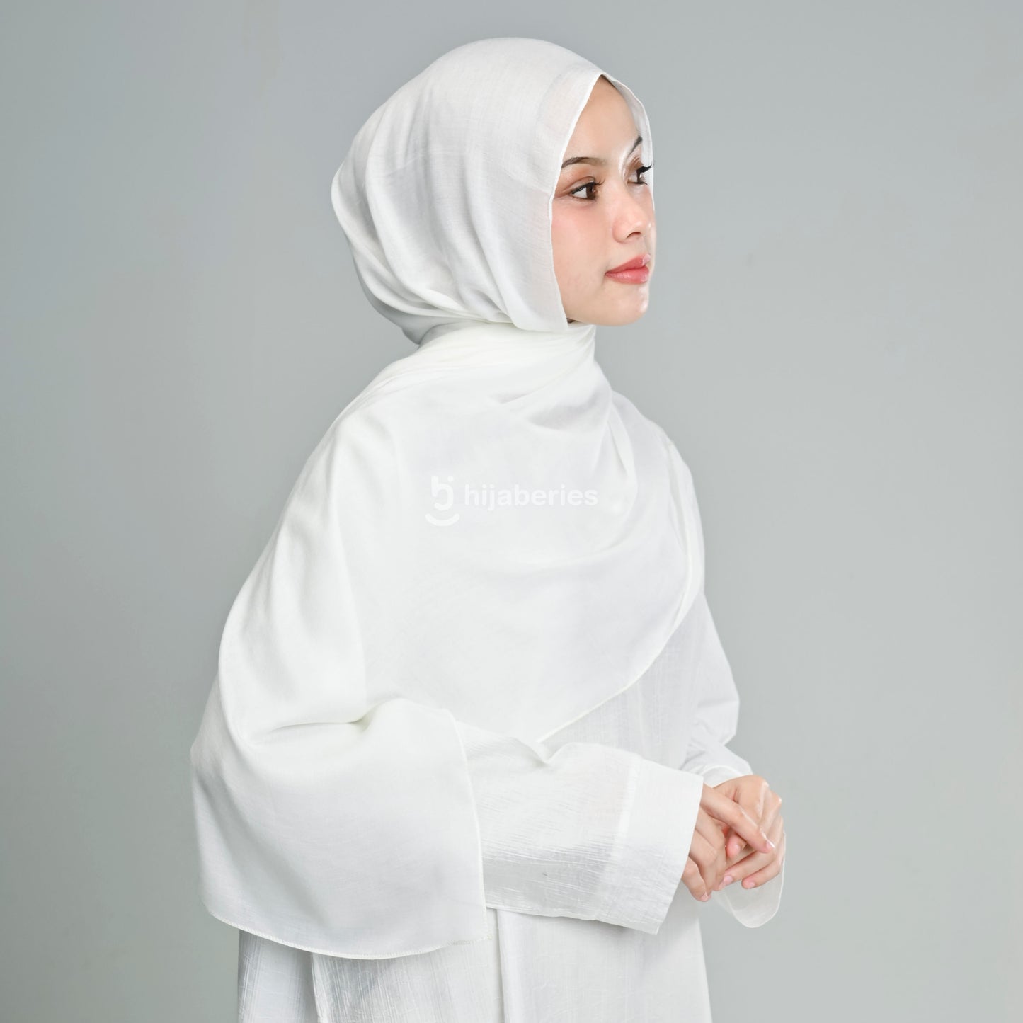 Pashmina Viscose Hijaberies - Broken White