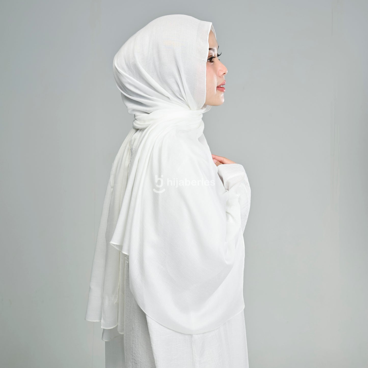 Pashmina Viscose Hijaberies - Broken White