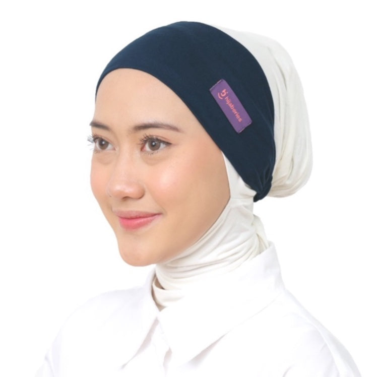 Hijaberies -  Inner Hijab Bandana (Ciput Model Head Band Ringan dan Anti Pusing)