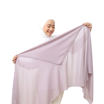 Hijaberies - Kelora Pashmina Square | Pashmina Segi Empat Pola | Muka Tegak | Bahan Babydoll