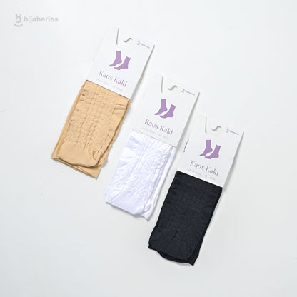 Turkiye Umrah Sock (White) - Kaos Kaki Umroh Anti Slip