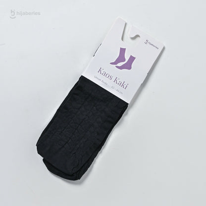 Turkiye Umrah Sock (Black) - Kaos Kaki Umroh Anti Slip