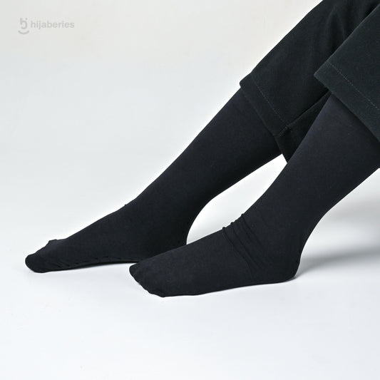 Turkiye Umrah Sock (Black) - Kaos Kaki Umroh Anti Slip