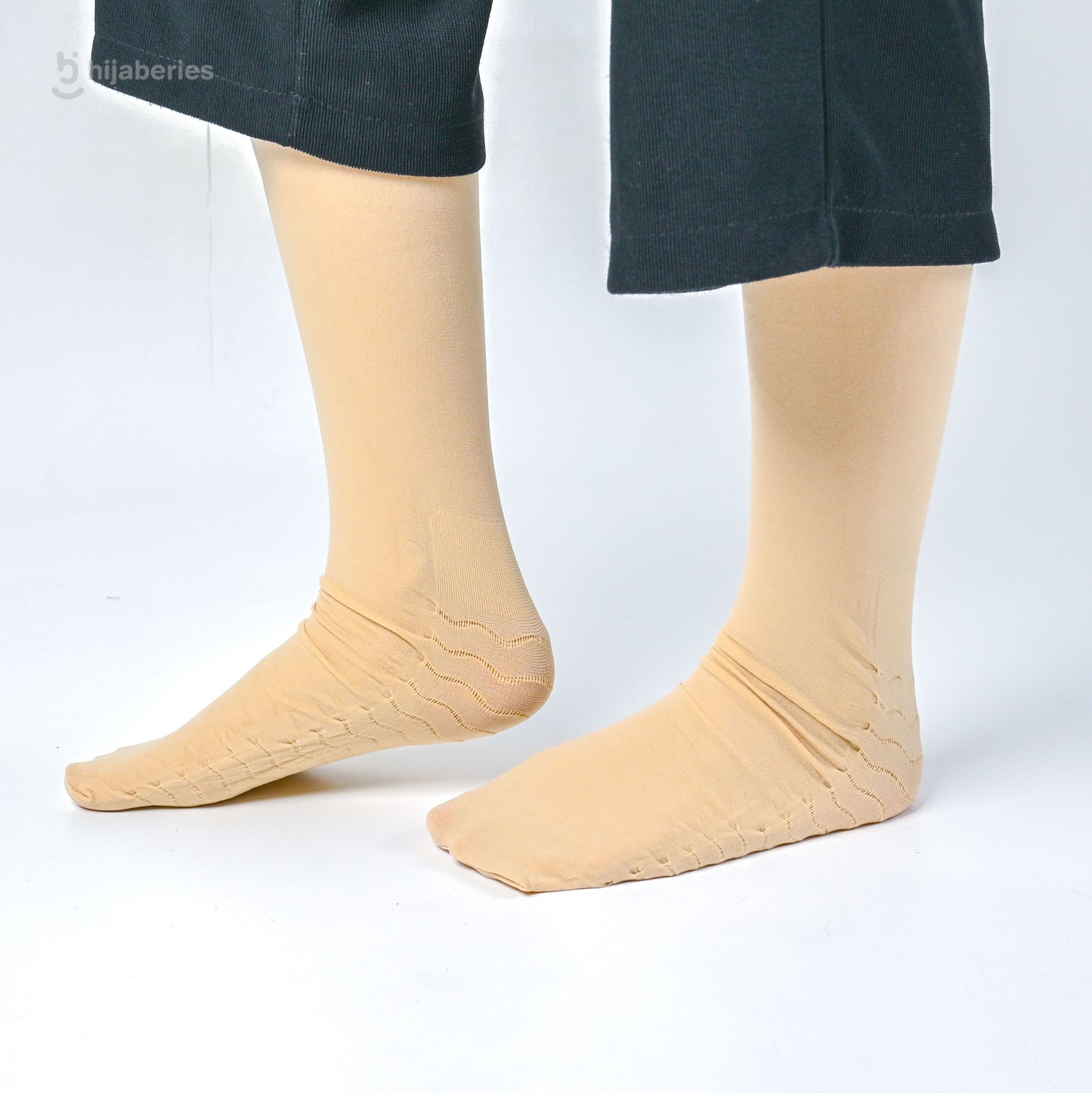 Turkiye Umrah Sock (Beige) - Kaos Kaki Umroh Anti Slip