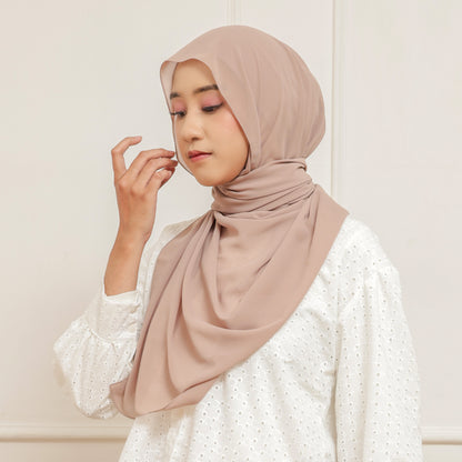 Lily Pashmina Inner 2in1 Hijaberies - Khaky