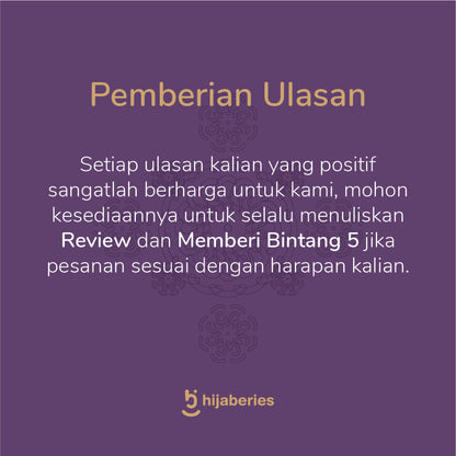 Hijaberies - Malaka Pashmina 2in1 Inner (Hijab Pashmina Instan dengan Fitur Inner)