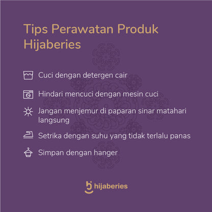 Hijaberies - Exclusive Embossed Monogram Series 1 (Hijab Hampers/Gift Exclusive Box)