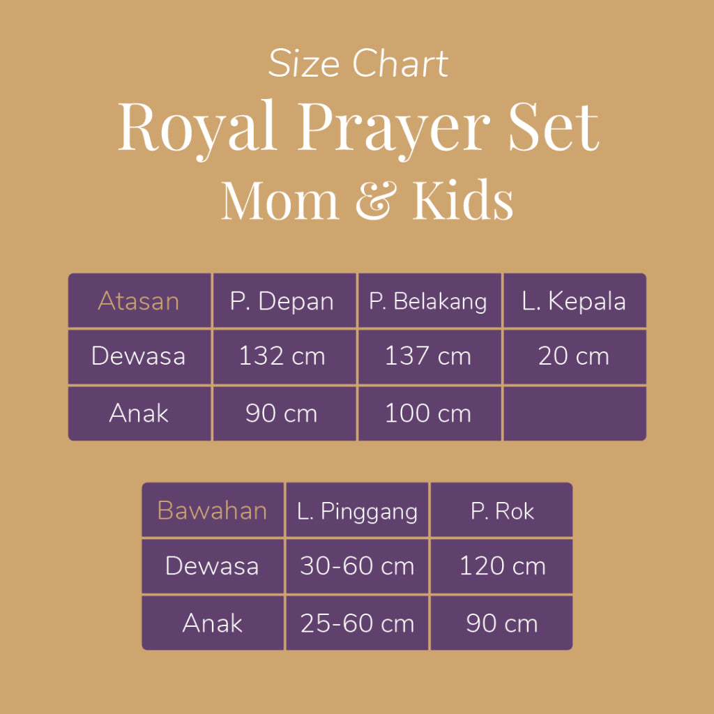 Royal Prayer Set 2in1 Mom - Latte