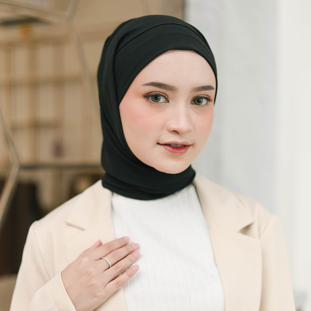 Hijaberies - Jiran Pashmina Instan Tali Malay Looks