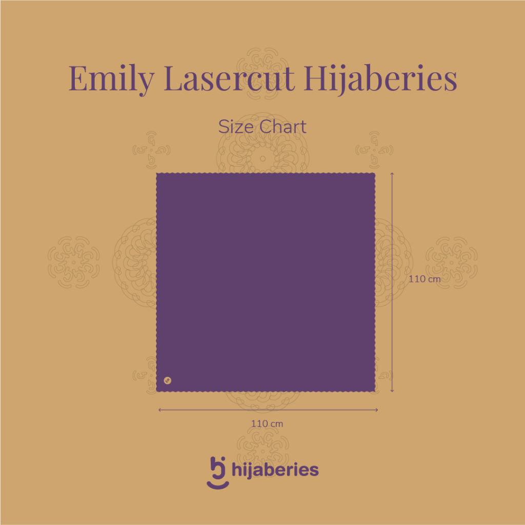 Hijaberies - Emily Paris Plain LC (Hijab Segiempat Paris Voile)