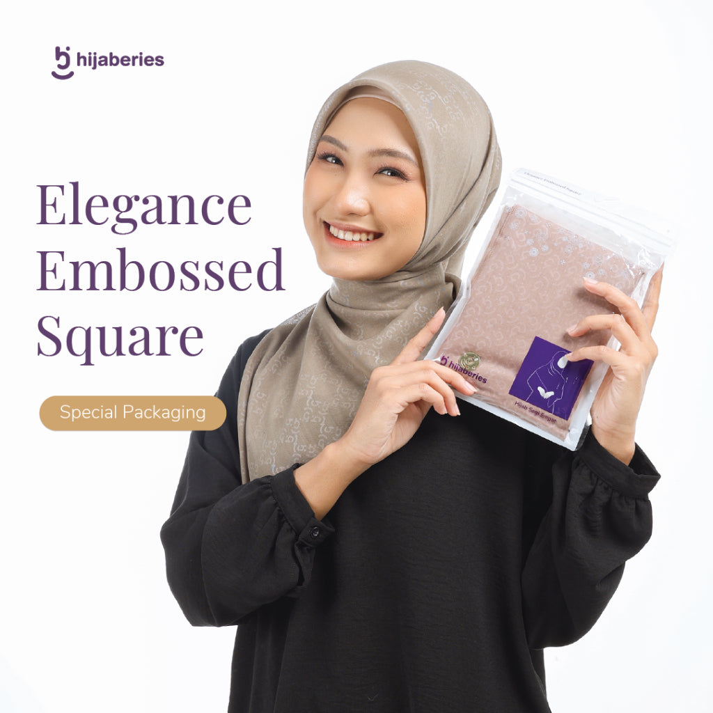 Hijaberies Elegance Embossed - Monogram Series 1.0