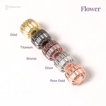 Hijaberies - Pin Magnet Hijab (Aksesoris Bahan Stainless Steel Ukuran 13mm)