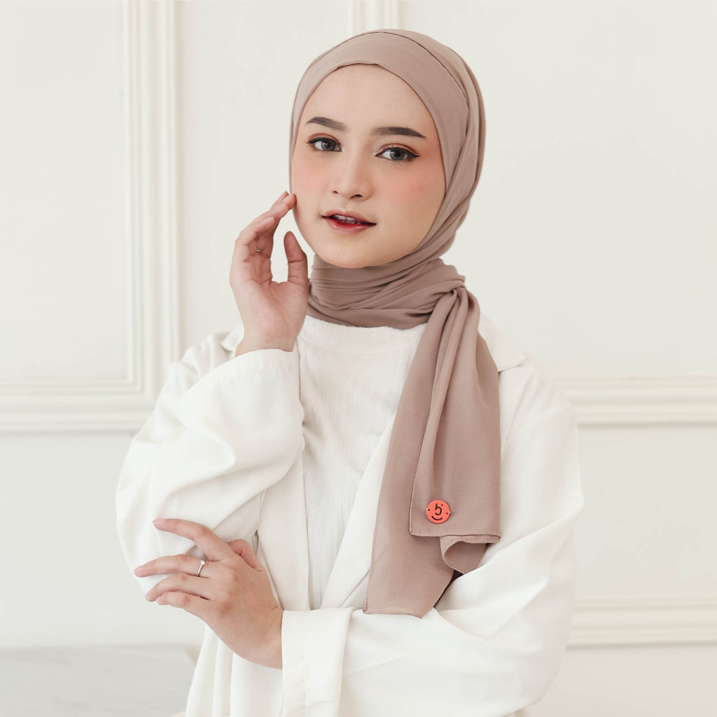 Hijaberies - Jiran Pashmina Instan Tali Malay Looks