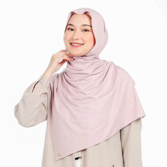 Kesa Pashmina Kaos Hijaberies - Blush