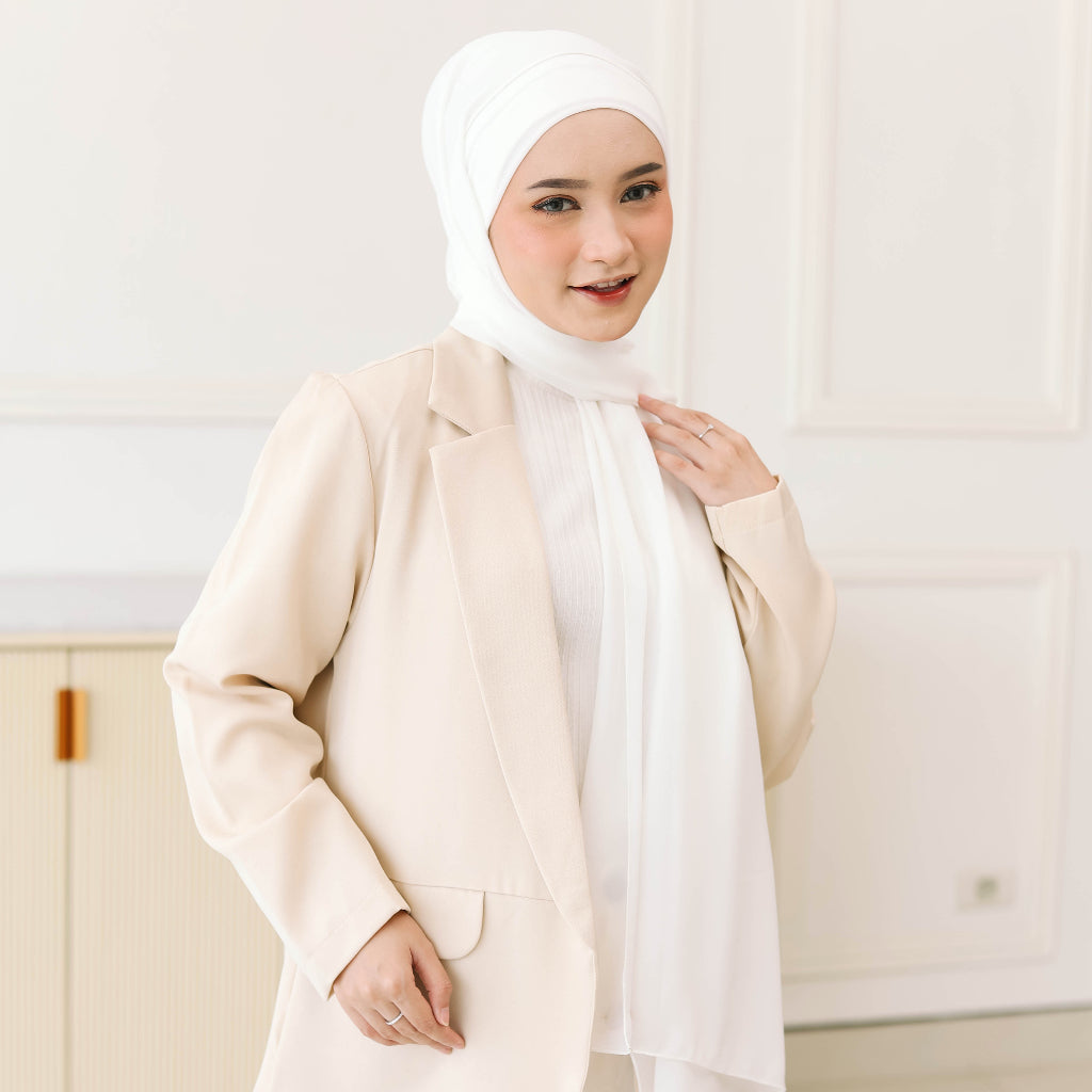 Hijaberies - Jiran Pashmina Instan Tali Malay Looks