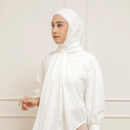 Hijaberies - Lily Pashmina 2in1 Inner Premium (Hijab Pashmina Instan dengan Ciput Long Headband)