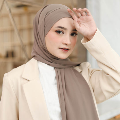 Hijaberies - Jiran Pashmina Instan Tali Malay Looks