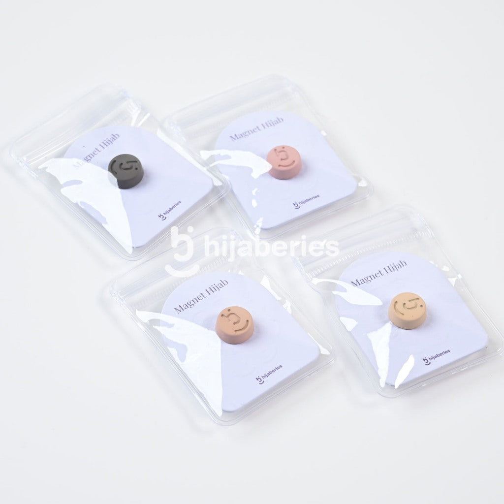 Hijaberies - Pin Magnet Signature (Aksesoris Hijab Bahan Stainless Steel Ukuran 11mm)