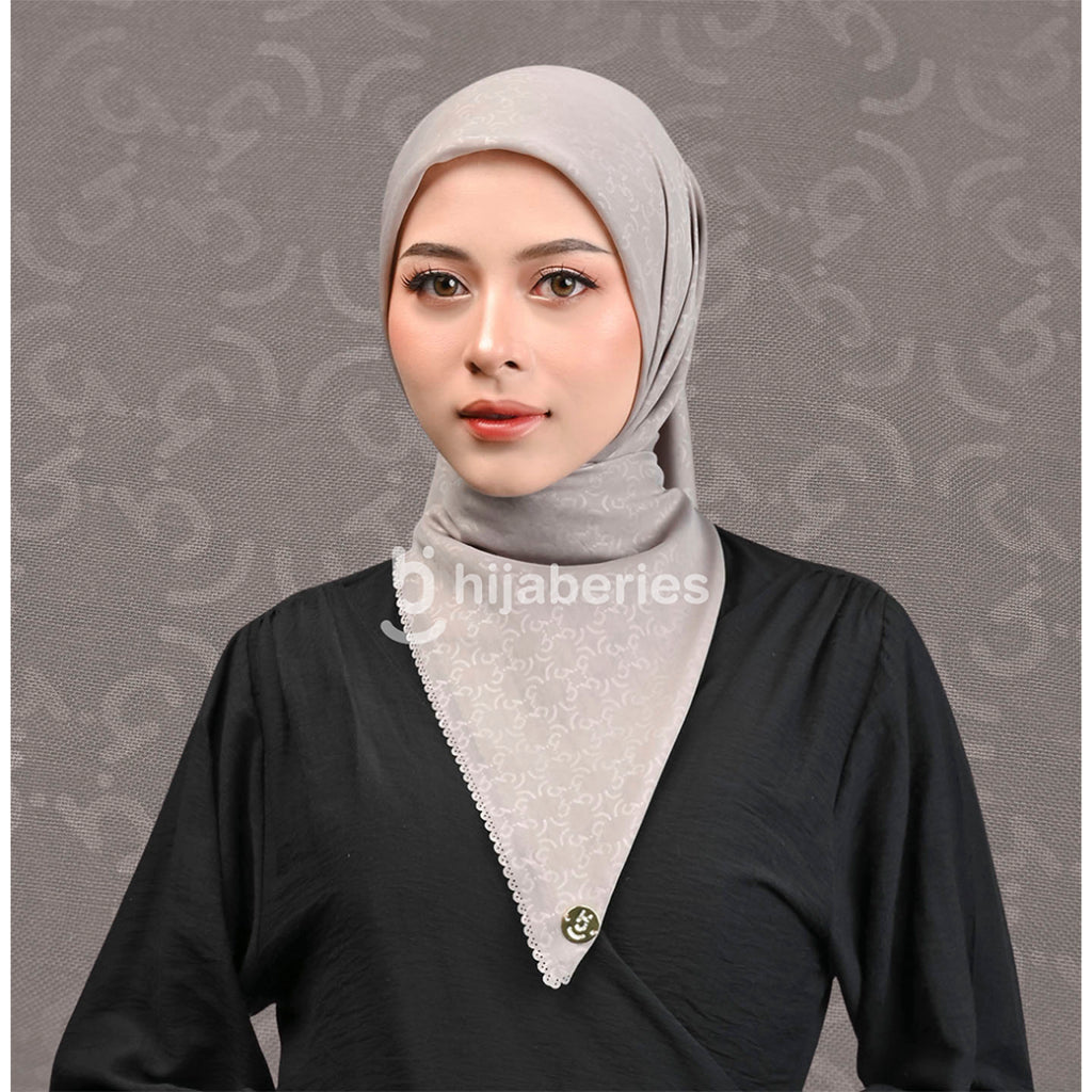 Hijaberies - Exclusive Embossed Monogram Series 1 (Hijab With Exclusive Box)