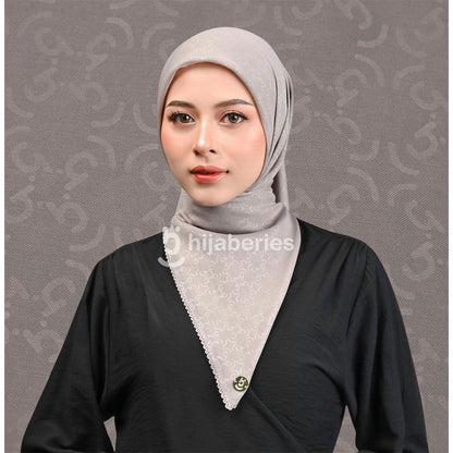 Hijaberies - Exclusive Embossed Monogram Series 1 (Hijab With Exclusive Box)