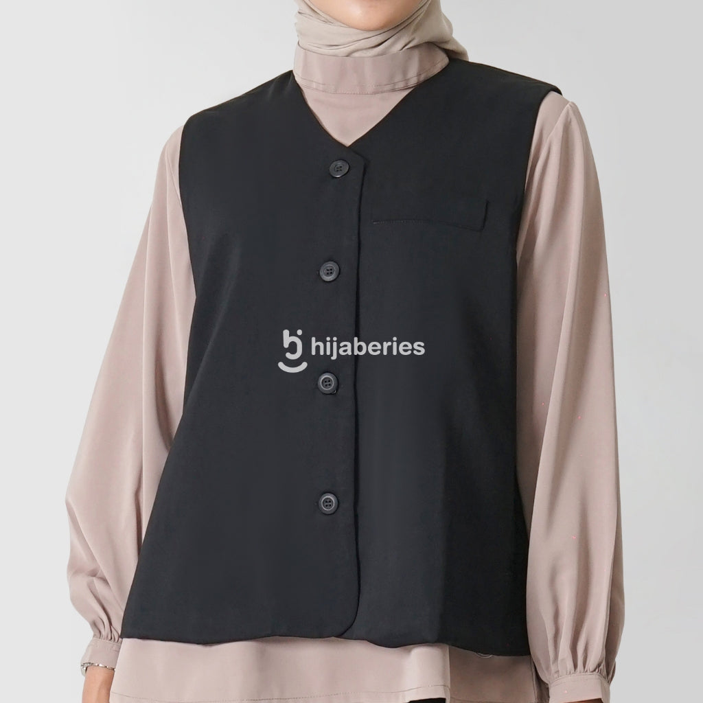 Hijaberies - Basic Vest (Vest Wanita Bahan Basic Polyester)