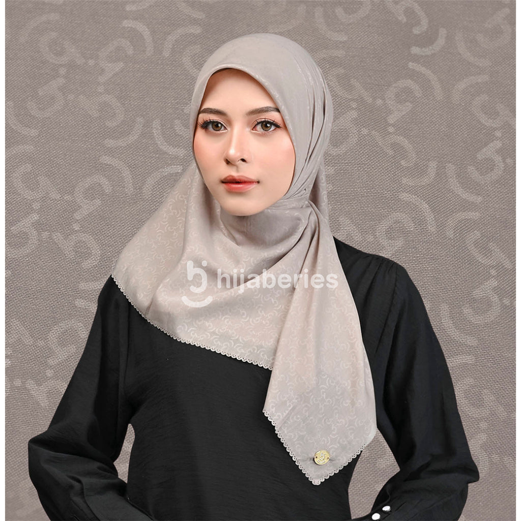 Hijaberies - Exclusive Embossed Monogram Series 1 (Hijab With Exclusive Box)
