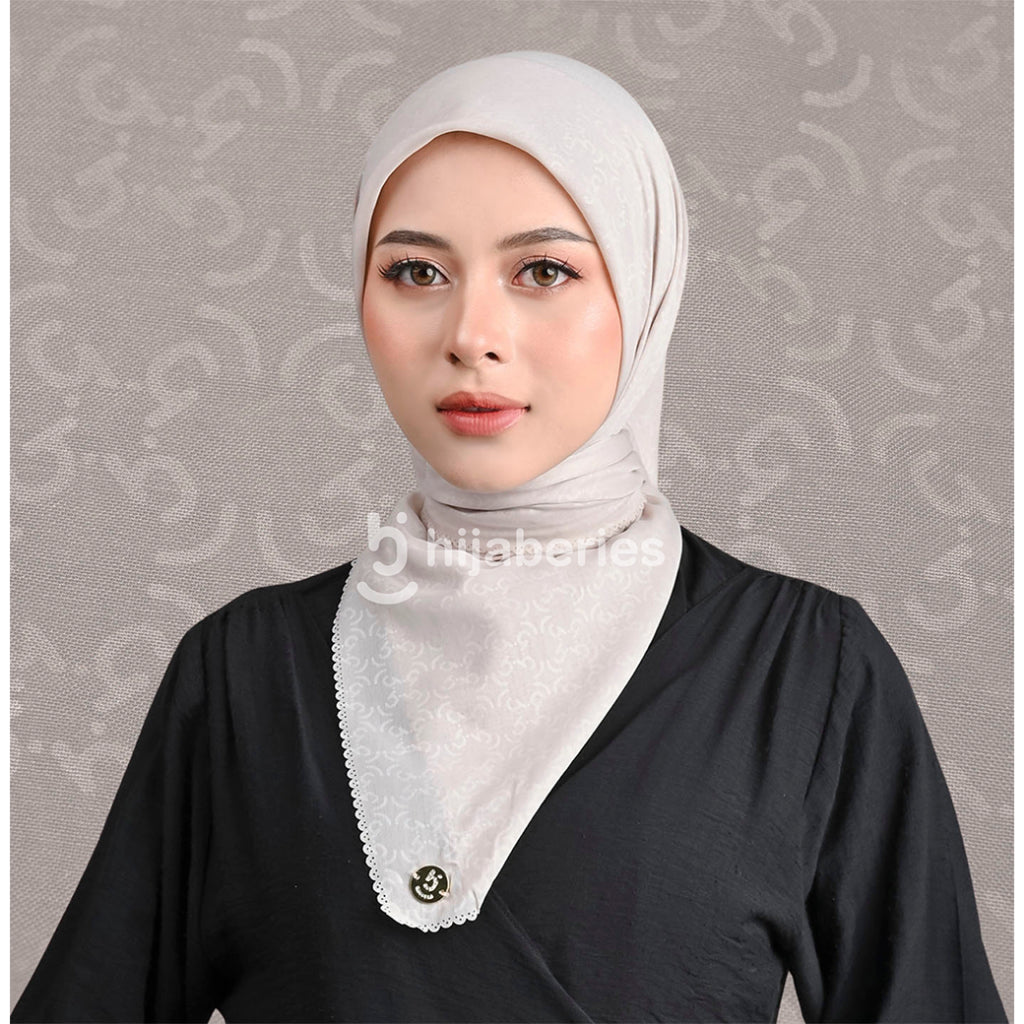 Hijaberies - Exclusive Embossed Monogram Series 1 (Hijab With Exclusive Box)