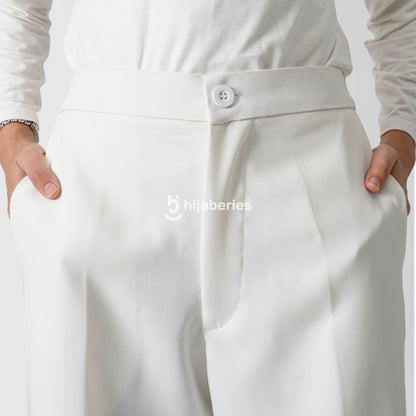 Hijaberies - Basic Cullotes (Celana Kulot Wanita Bahan Polyester Ringan)